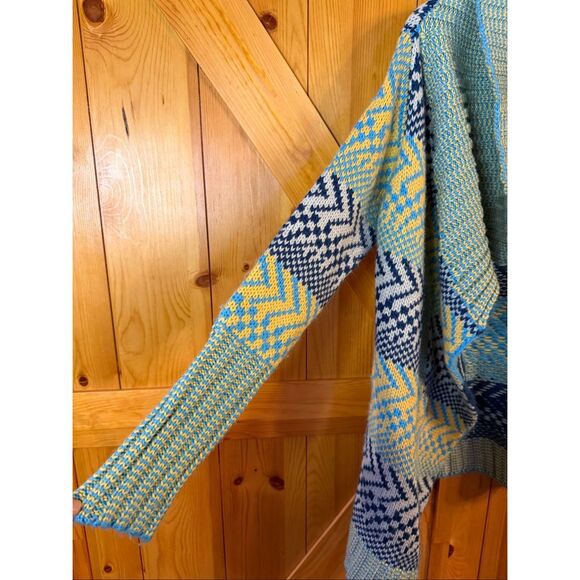 LOVE STITCH BOHEMIAN CARDIGAN LONG SLEEVE WOOL BLEND SIZE M/L (6229) - Picture 3 of 8